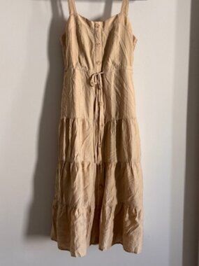 Wishlist Apparel Almond Blossom Tiered Dress - Size Small